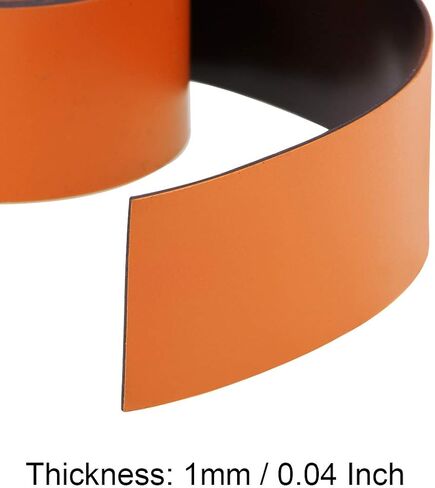 uxcell Dry Erase Magnetic Strip 1 Inch x 3.3 Feet Magnetical Sheet Labels Stickers Writable Blue for Whiteboards Refrigerator and Crafts in Kuwait