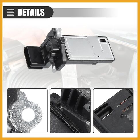 Air Flow Sensor Meter, MAF Sensor Airflow Replacement, for Chevrolet Malibu 2016-2022, ABS, NO.23366103, Black Replacement in Saudi Arabia
