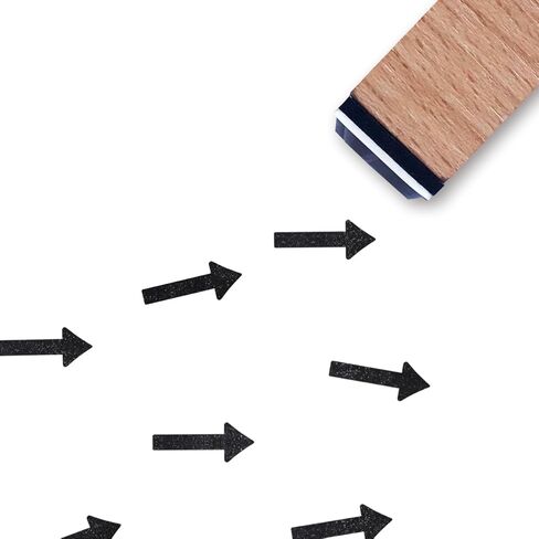 Right Arrow Rubber Stamp, 3/5 Inch Small Mini Stamp for Scrapbooking Card Making Planner in Saudi Arabia