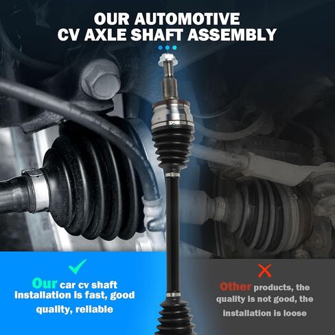 Rear Left/Right CV Axle Shaft Assembly - Axle Shaft Assembly Fits With RWD 2015-2021 for Chrysler 300 3.6L 2015-2022 for Dodge Challenger 3.6L 2015-2022 for Dodge Charger 3.6L CV AXLE OE NCV12063 in Saudi Arabia
