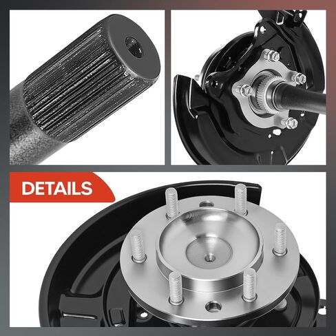 Rear Driver Left Side 926177 Axle Shaft Assembly with Axle Bearing and Seal, Fit for Toyota Sequoia 2005-2007 V8 4.7L, Replace OE 4231134070, 4240934010, 4650434010, 926-177 in Saudi Arabia