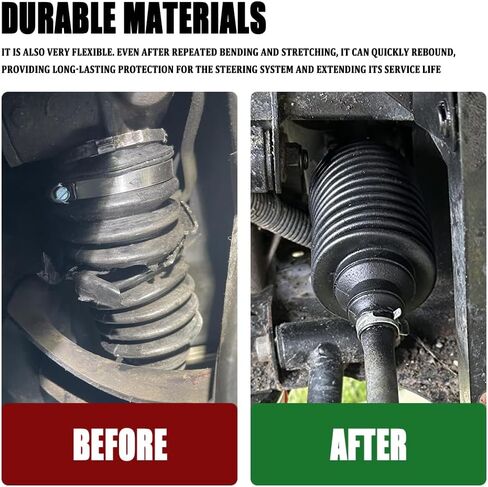 طقم حامل السيارة وترس السيارة، أحذية رف التوجيه المصنوعة من السيليكون المقاوم للغبار مع روابط ومشابك كابلات ترس، ملحقات السيارة لقضيب الربط الداخلي القابل للتعديل لنظام التوجيه in Saudi Arabia