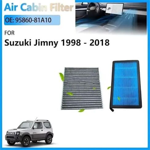 تكييف الهواء فلتر الهواء بالكابينة صالح لسوزوكي جيمي JB23 JB33 JB43 JB53 1998-2018 2016 اكسسوارات السيارات 95860-81A10 (النمط أ) in Saudi Arabia