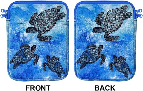 WIRESTER 9-11 inch Tablet Sleeve Bag Case with Pocket Compatible with iPad A16 11 inch, iPad 10.2 inch, iPad Air 10.9 inch, iPad Air/Pro 11 Inch, Tab S8/S9/A9 Plus 11 Inch - Black Gray Leopard in Saudi Arabia