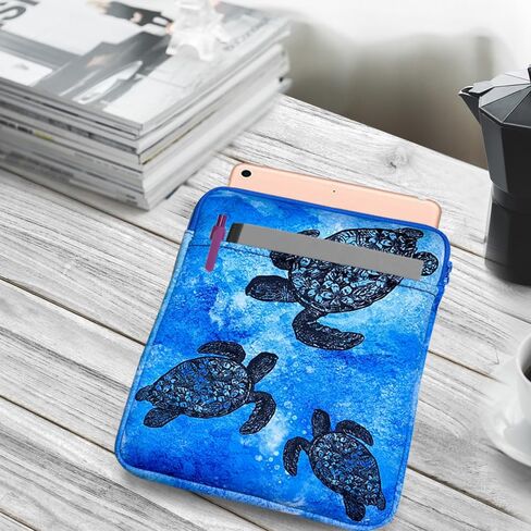 WIRESTER 9-11 inch Tablet Sleeve Bag Case with Pocket Compatible with iPad A16 11 inch, iPad 10.2 inch, iPad Air 10.9 inch, iPad Air/Pro 11 Inch, Tab S8/S9/A9 Plus 11 Inch - Black Gray Leopard in Saudi Arabia