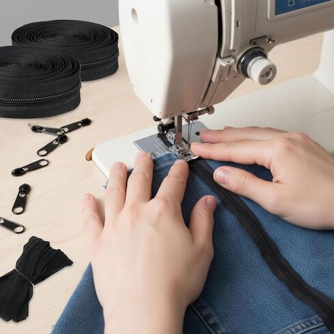 60 Yards 20 Pcs Sewing Zippers Bulk #5 Nylon Coil Zippers Assorted Zipper for Sewing with 200 Zipper Sliders for DIY Tailor Crafts Supplies (20 Color) in Kuwait