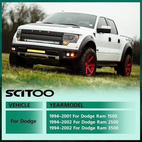 SCITOO 3 بوصة أمامية 2 بوصة مجموعة رفع التسوية الخلفية لدودج رام 1500 1994-2001 | عدة رفع لدودج رام 2500 1994-2002 | عدة رفع لدودج رام 3500 1994-2002 مجموعة كتلة الرفع in Saudi Arabia