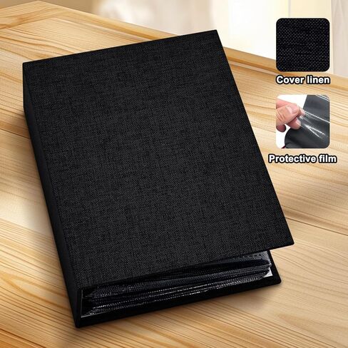 Photo Album 4x6 100 Pockets for Wedding Gifts,Linen Hardcover Picture Albums for Family Anniversary Baby Vacation Pictures in Saudi Arabia