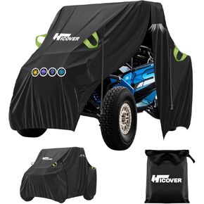 600D UTV Cover Heavy Duty - All Weather Protection UTV Cover 2 Seater for Kawasaki Can Am Defender Polaris Ranger General Commander Rhino Pioneer Mule Teryx 2-3 Seaters 130" x 73" x 58" in Saudi Arabia