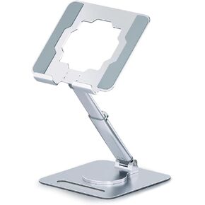 حامل الكمبيوتر اللوحي GuaziV من الألومنيوم، حامل مكتب iPad قابل للطي بقاعدة دوارة 360 درجة، حامل كمبيوتر لوحي قابل للتعديل لجهاز iPad Air 4/Mini، iPad 10.2/9.7، Kindle، القارئ الإلكتروني، Fire و4.7"-13.5" الهاتف الخلوي والأجهزة اللوحية in Kuwait