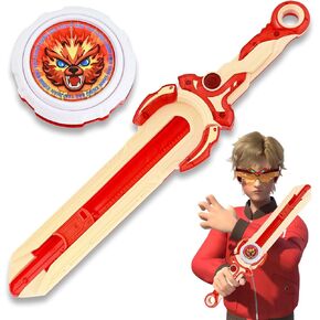 Infinity Nado Battling Tops Burst Toy for Boys Grils Age 5+ Including Gaming Top Toys, Sword Launcher - Dream World Magic Dragon, Lightning Purple in Kuwait