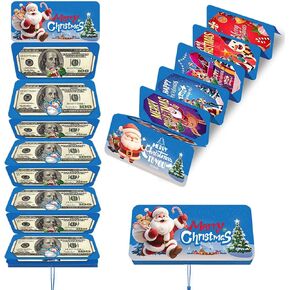 Christmas Cash Gift Envelopes, Christmas Money Holders With 10 Slots For Cash, 2026 New Creative ChristmasCash Surprise Envelope, ChristmasGifts For Family And Friends (Red) in Saudi Arabia
