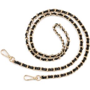 حزام سلسلة محفظة 47 بوصة، حزام محفظة من جلد البولي يوريثان، سلاسل حقيبة كروس، حزام بديل لمحفظة DIY، حقيبة يد in Kuwait