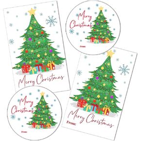 North Pole Christmas Gift Labels, Special Delivery Christmas Gift Stickers for Envelopes Goodie Bags Boxes, 20 Round and 20 Rectangular Labels, Wrapping Party Supplies and Favors-A18 in Saudi Arabia