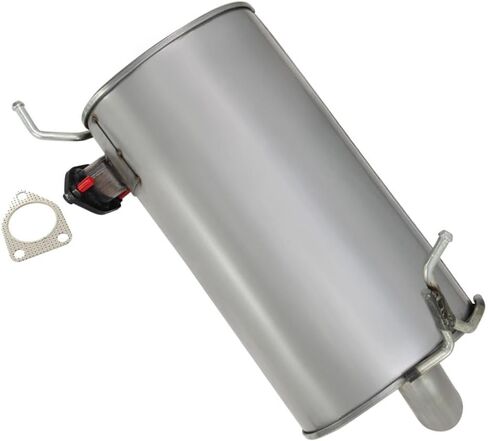 Exhaust Muffler Compatible for 2014-2019 Mitsubishi Outlander 3.0L | Stainless Steel | Northeastern Exhaust | Free Gasket Included | Automotive Replacement Part | Direct-Fit in Saudi Arabia