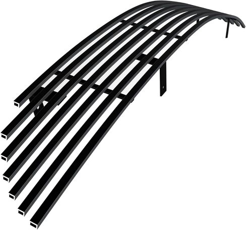 APS Compatible with Mitsubishi Galant 2004-2006 Lower Bumper Stainless Steel Black 8x6 Horizontal Billet Front Grill Grille Insert U67210J in Saudi Arabia