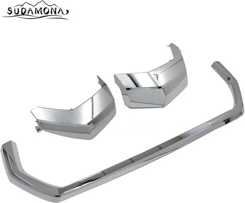 Chrome Front Bumper Grille Trim Molding Surround Fit For 2022 2023 2024 Toyota Tundra,Factory Style in Kuwait