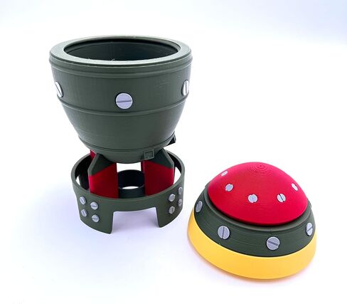 Mini Nuke Statue Fat Man Fallout Decor Mini Nuke Storage Box Desktop Display Cosplay Fallout Merchandise in Saudi Arabia