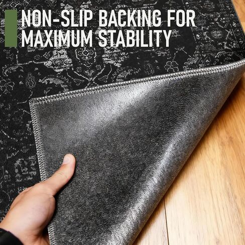 Office Chair Mat for Hardwood Floor, 36"x48" Desk Chair Mat for Home Office, Non-Slip Under Desk Mat for Rolling Chair,Washable Chair Rugs for Gaming Chairs-Black Purple in Saudi Arabia