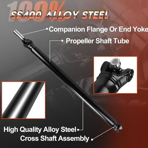 61.97" Rear Complete Drive Shaft Fit for Chevrolet Avalanche 1500 2002-2006, for Suburban 1500, for GMC Yukon XL 1500| Cadillac Escalade ESV, Prop Shaft Driveshaft Assembly Replace# 15109397 946051 in Saudi Arabia