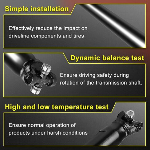 61.97" Rear Complete Drive Shaft Fit for Chevrolet Avalanche 1500 2002-2006, for Suburban 1500, for GMC Yukon XL 1500| Cadillac Escalade ESV, Prop Shaft Driveshaft Assembly Replace# 15109397 946051 in Saudi Arabia