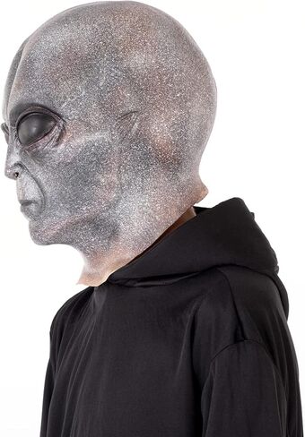 Scary Alien Mask Realistic Horror Novelty UFO Mask Funny Monster Halloween Costume Xenomorph Cosplay Party Props in Saudi Arabia