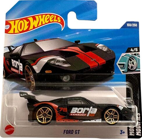 Hot Wheels Ford GT Black/Red JBB75 - Licensed Ford Model with Borla Exhaust Design - Modified Series 2025 - 1:64 in Saudi Arabia