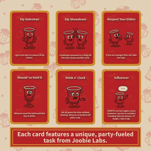 Tipsy Towers™ - لعبة بطاقات للبالغين - لعبة جماعية - لعبة ما قبل اللعبة المفضلة - لعبة الليل المفضلة - متعة سريعة الوتيرة - 3-8 لاعبين - 30 دقيقة in Saudi Arabia