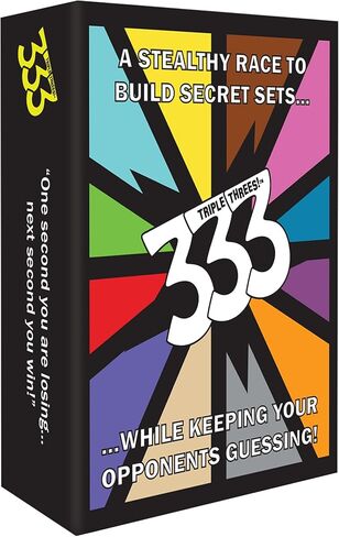 (333) Launch Edition – Unstoppable & Engaging Family Card Game of Strategy & Surprise, Logical Reasoning Play, Easy & Fun to Learn for Kids, Travel Ready, Great Gift Idea, 2+ Players in Saudi Arabia