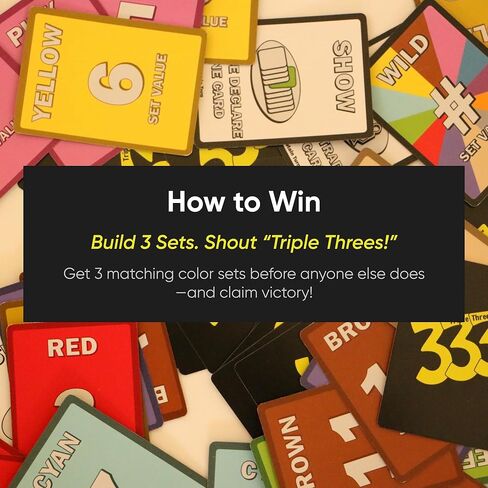(333) Launch Edition – Unstoppable & Engaging Family Card Game of Strategy & Surprise, Logical Reasoning Play, Easy & Fun to Learn for Kids, Travel Ready, Great Gift Idea, 2+ Players in Saudi Arabia