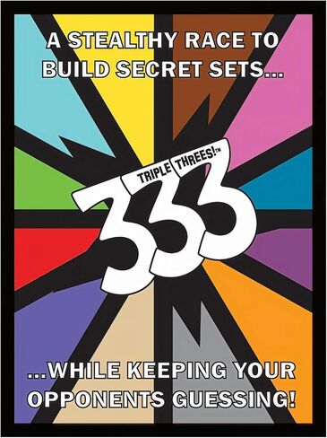 (333) Launch Edition – Unstoppable & Engaging Family Card Game of Strategy & Surprise, Logical Reasoning Play, Easy & Fun to Learn for Kids, Travel Ready, Great Gift Idea, 2+ Players in Saudi Arabia