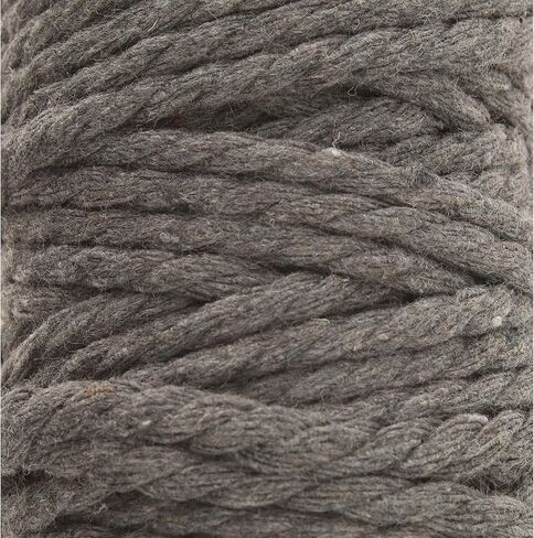 White Lion Macramé Cord – Cotton Rich Macrame Rope, 4 mm, 75 Feet, Olive Color, Yarn for Wall Decor, Crochet, Gift Wrapping, Wall Hanging, Plant Hangers, Handmade Crafts, Knitting in Saudi Arabia