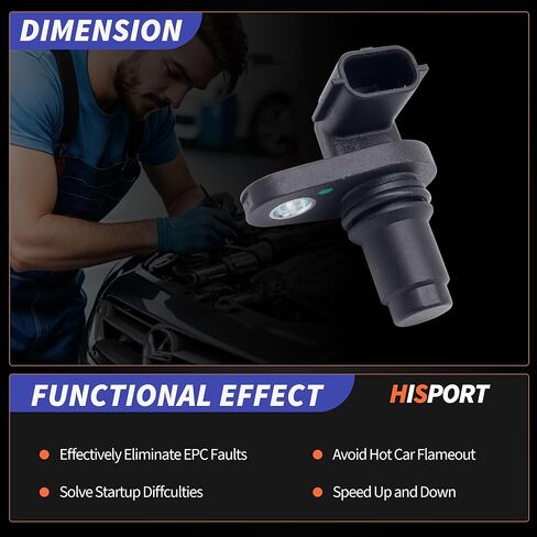 HiSport Engine Camshaft Position Sensor 23731JA11A 917-740 23731-JA11A PC775 Replacement for Nissan Altima Maxima GT-R Quest Sentra Rogue Select,Compatible with Infiniti EX35 FX35 G25 G35 JX35 2PCS in Saudi Arabia