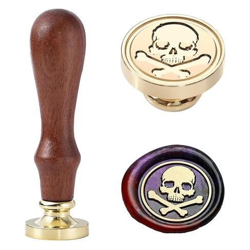 Heart Wax Seal Stamp, Halloween Wax Sealing Stamp, Realistic Gothic Design Halloween & Witchcraft for Gothic Journaling and Dark Stationery in Saudi Arabia
