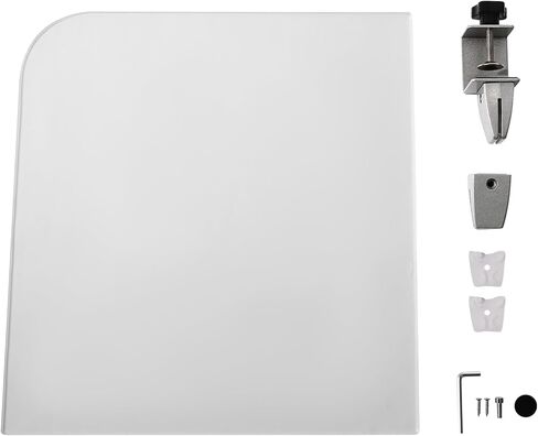 لوحة خصوصية مقسمة للمكتب مقاس 17 بوصة × 18 بوصة، واقي من العطس على سطح الطاولة من الأكريليك البلوري، وقسم حائط صوتي، ولوحة خصوصية لسطح المكتب للمكتب تقلل الضوضاء والانحرافات البصرية in Kuwait