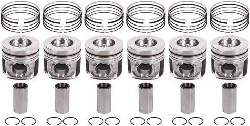 Piston And Ring Set Compatible With ALPINA D3 D4 D5 XD3 3 4 5 6 7 X3 X4 X5 X6 3.0L 3.0T L6 3.0 L T 2005-2024 in Saudi Arabia