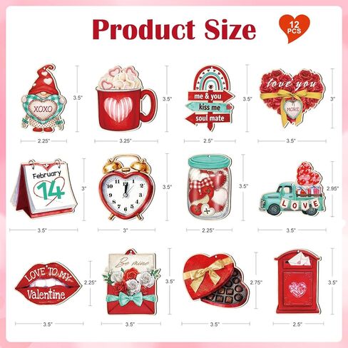 D4DREAM Pizza Christmas Ornaments 12Pcs Wooden Pizza Ornament for Christmas Tree Personalized Xmas Pizza Ornament for Kids Funny Pizza Slice Food Ornament Gifts for Christmas New Year Party Decoration in Kuwait