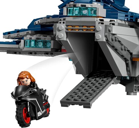 LEGO Marvel Avengers: Age of Ultron Quinjet - لعبة أطفال للأولاد والبنات، للأعمار من 12 عامًا فما فوق - لعبة Avengers مع 5 شخصيات Marvel Action - ديكور ومجموعة لعب قابلة للتجميع - فكرة هدية لأعياد الميلاد - 76325 in Saudi Arabia