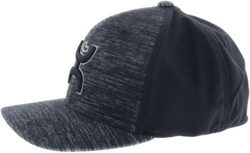 HOOEY Men's Ash Flexfit Fitted Hat (Small/Medium, Grey) in Saudi Arabia