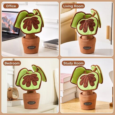Begonia Flower Plush, Stuffed Plant Plush, Poseable Flower Plant Toys with Flowerpot, Bendable Flower Branches, Indoor Decoration in Saudi Arabia