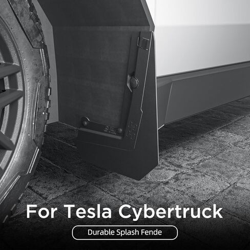 4 قطع من واقيات الطين للعجلات لـ Tesla Cybertruck 2024 2025 2026 مجموعة مصدات العجلات الأمامية والخلفية واقيات الرذاذ للشاحنة لملحقات Cybertruck TPE OEM in Saudi Arabia