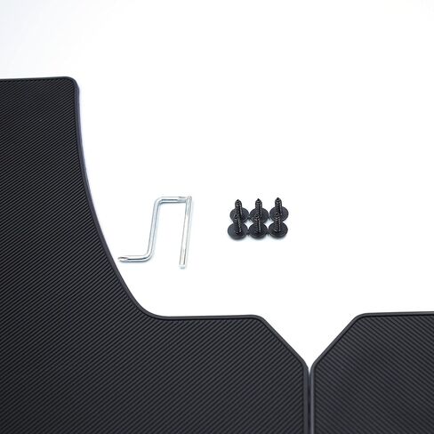 Car Mud Flaps Universal Sport Car Styling Rubber Mud Guards (18 * 17 * 0.2, 2pcs) in Saudi Arabia