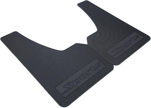 Car Mud Flaps Universal Sport Car Styling Rubber Mud Guards (18 * 17 * 0.2, 2pcs) in Saudi Arabia