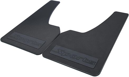Car Mud Flaps Universal Sport Car Styling Rubber Mud Guards (18 * 17 * 0.2, 2pcs) in Saudi Arabia