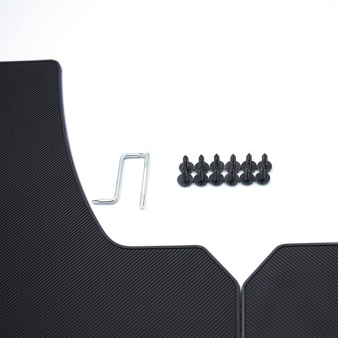 Car Mud Flaps Universal Sport Car Styling Rubber Mud Guards (18 * 17 * 0.2, 2pcs) in Saudi Arabia
