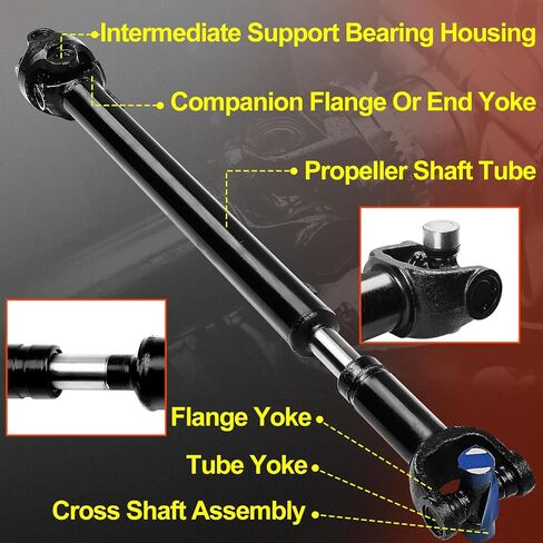 Front Drive Shaft Driveshaft Assembly Fit for Jeep Grand Cherokee 1993 1994 1995 V8 5.2L OE# 53008427, 938100, 659773 -Automatic Transmission in Saudi Arabia