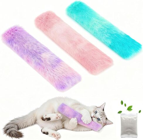 3 Pcs Interactive Cat Toys Cat Pillows, Soft and Durable Crinkle Sound Catnip Toys, Cat Toys for Indoor Cats Funny Kitten Toys Cat Exercise in Saudi Arabia