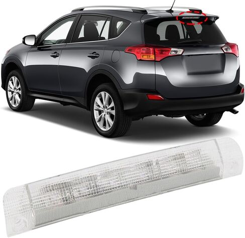 واضح LED الثالث ضوء الفرامل لتويوتا هايلاندر 2008-2013 ل RAV4 2006-2012 ل كورولا S مع سبويلر 2009-2013 ل سيكويا 2008-2020 ارتفاع جبل 3rd مصباح 81570-42070 in Saudi Arabia