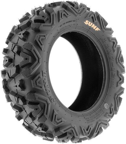 【2 Front 22x7-12 】【2 Rear 22x10-12 】SunF ATV UTV All Terrain Tires Tubeless 6 Ply Rating- A033 - Power I in Kuwait
