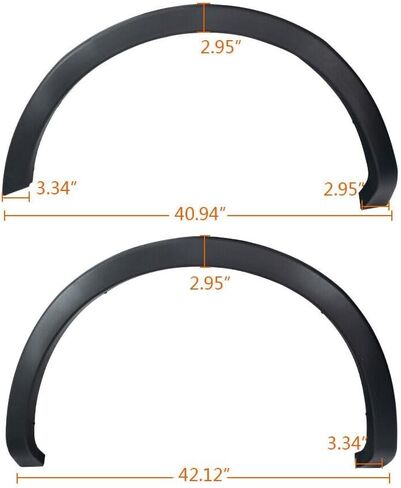Apply to 4-Piece Fender Flares Wheel Protector Set for 2009-2014 Ford F-150 - OEM Style in Saudi Arabia